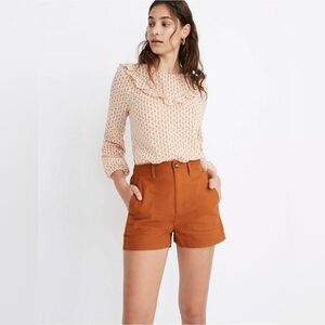 Madewell Camp Shorts in Burn Sienna Size XL